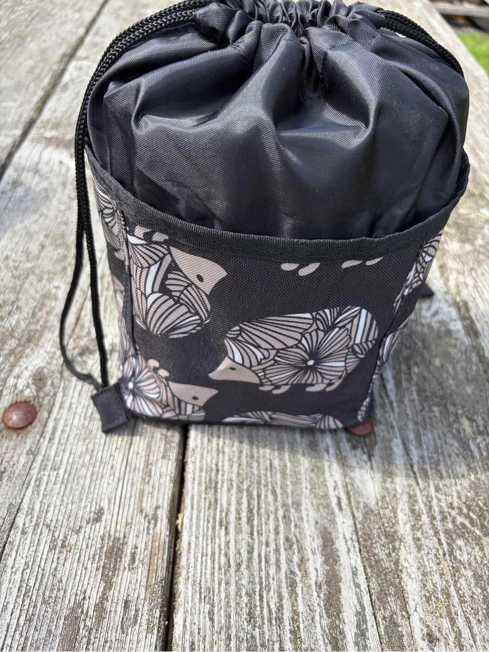 Thirty one Drawstring Travel Pouch - Black